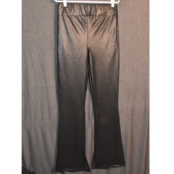 NEW Show Me Your MuMu Nashville Flare Women's Medium Faux Leather Pants NWT - Picture 1 of 10
